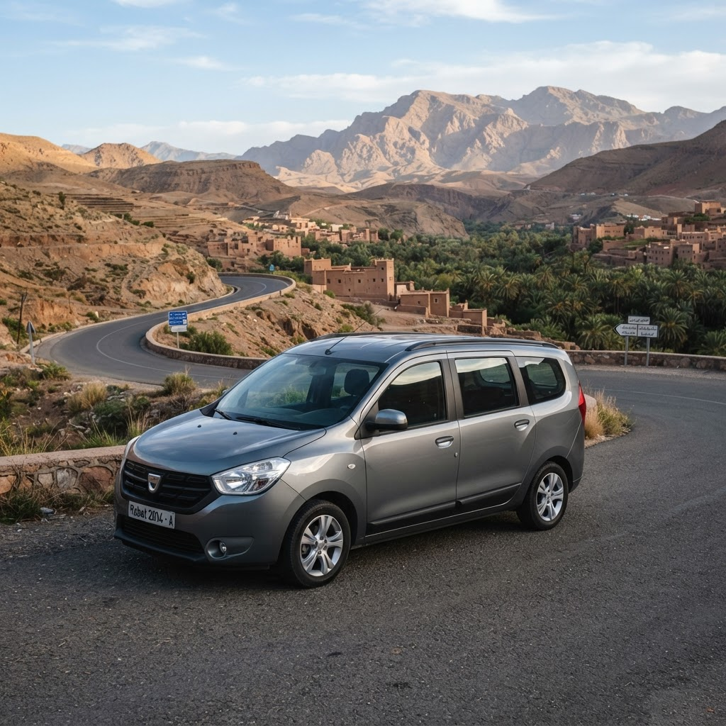 Grey Dacia Lodgy family MPV